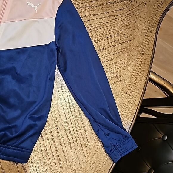 Puma track zip up jacket size M 8-10 - Picture 3 of 10